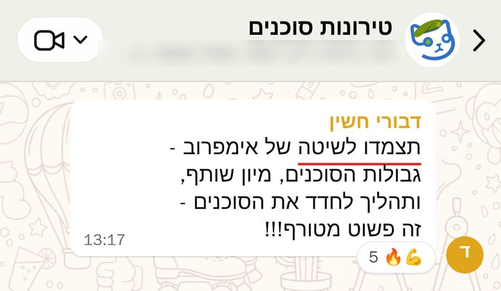 דבורי חשין: תצמדו לשיטה של אימפרוב - גבולות הסוכנים, מיון שותף, ותהליך לחדד את הסוכנים - זה פשוט מטורף!!!